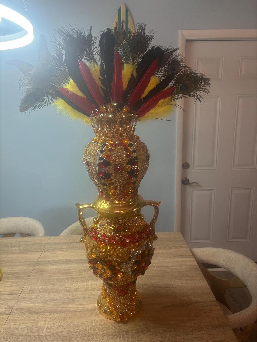 Set sopera Pedestal y corona de oshun ibu kole