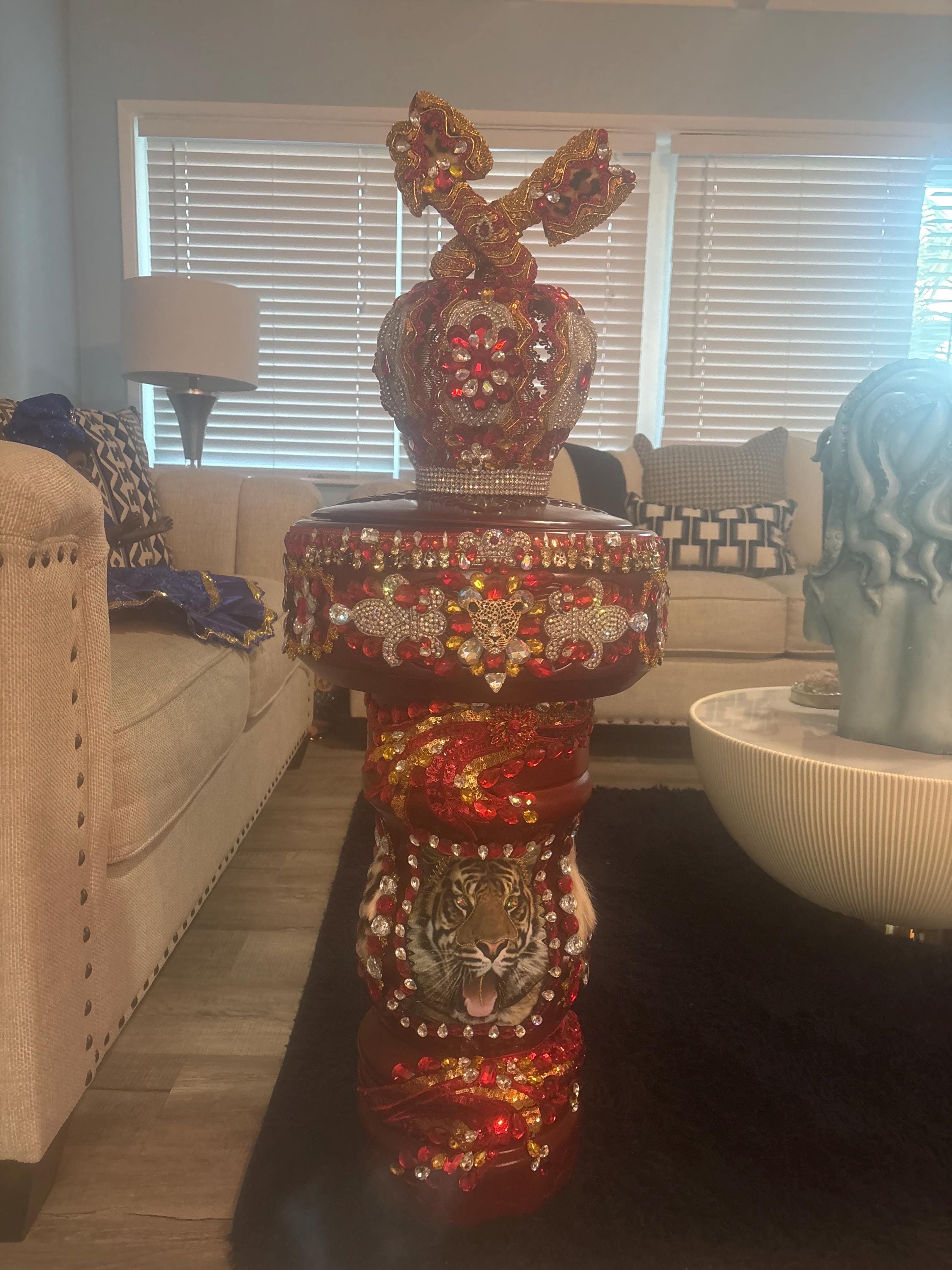 batea de shango , pilon y corona