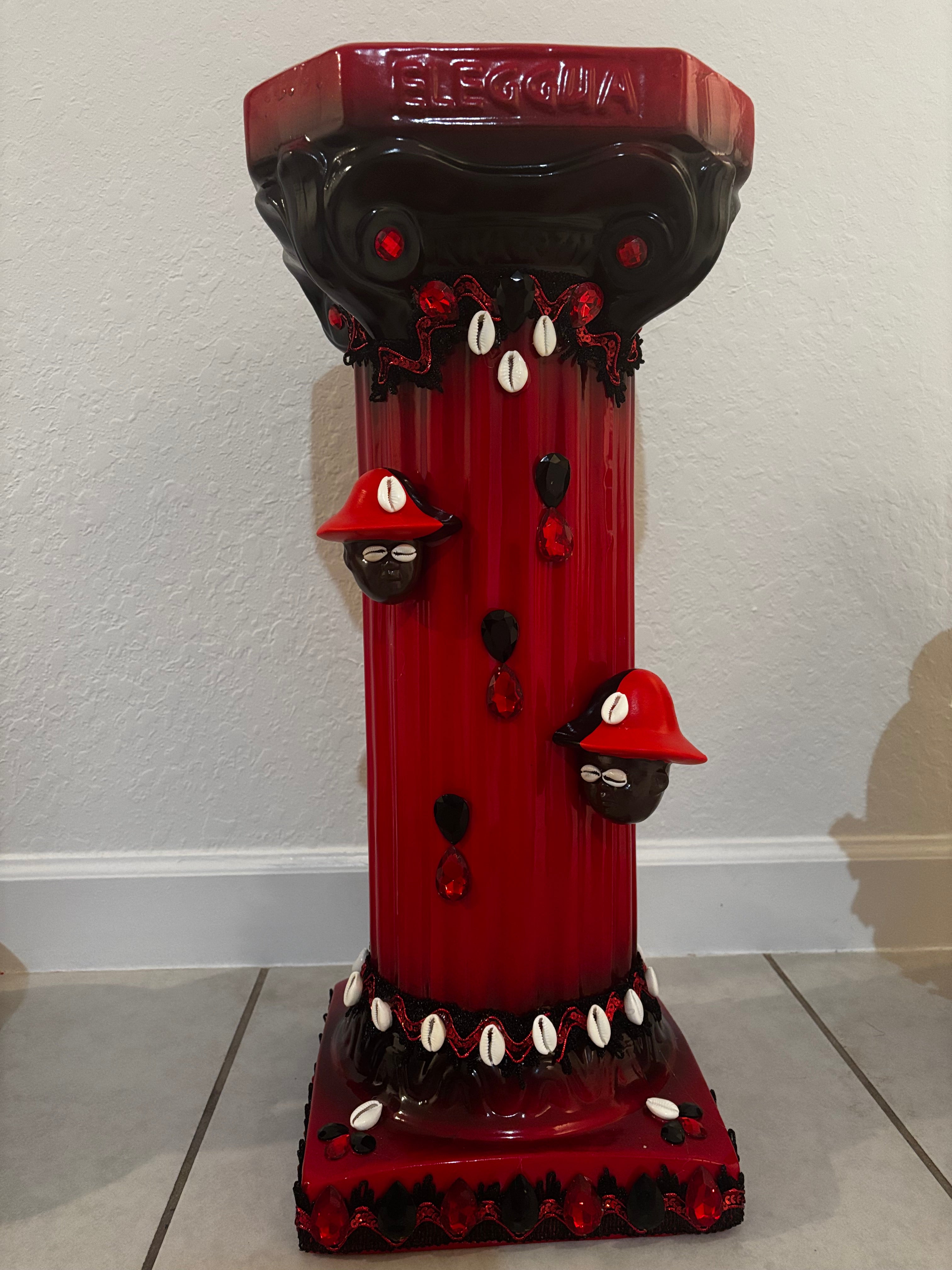 casita y pedestal de eleggua