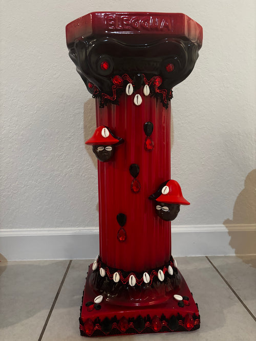 casita y pedestal de eleggua