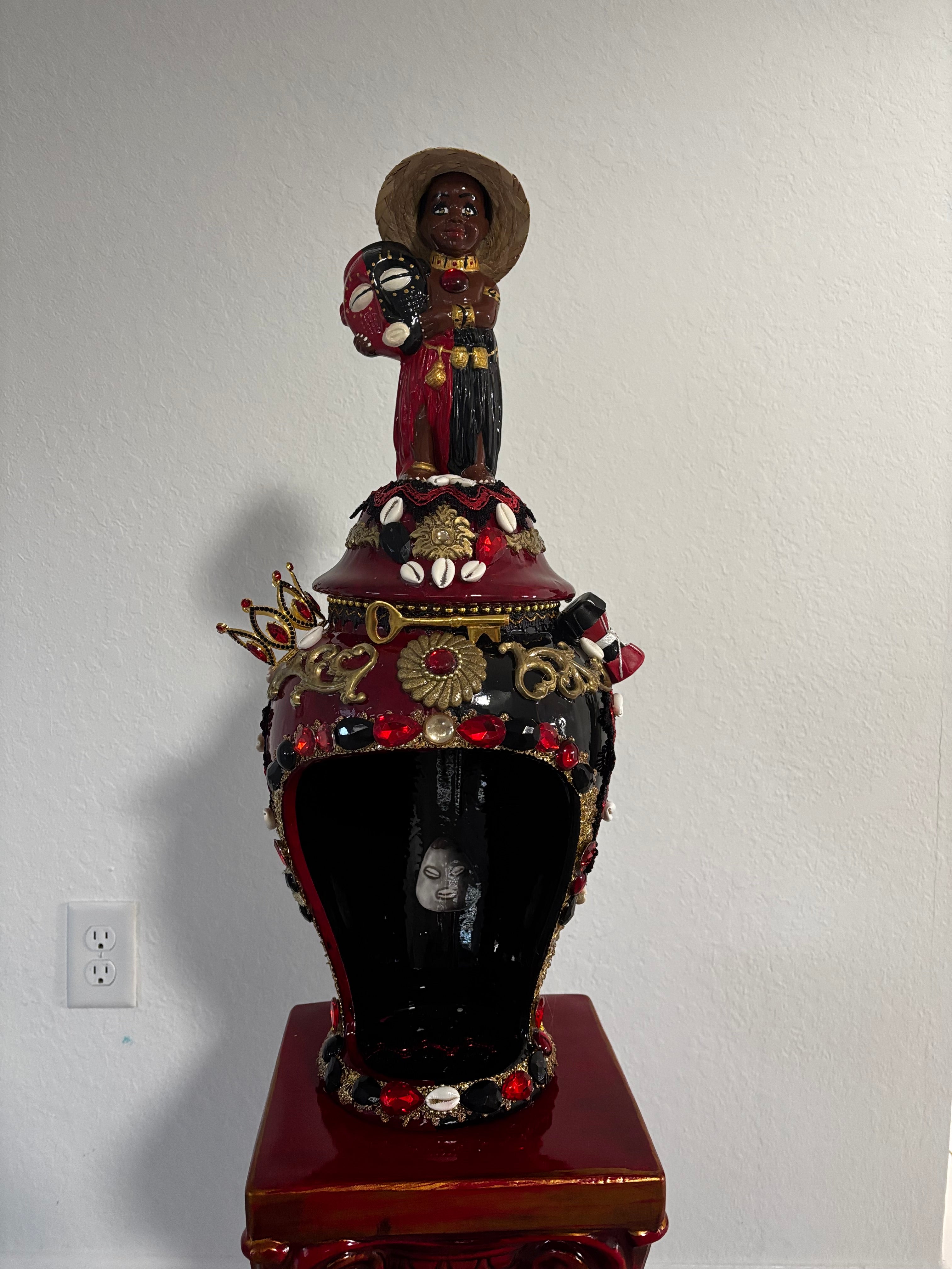 casita y pedestal de eleggua