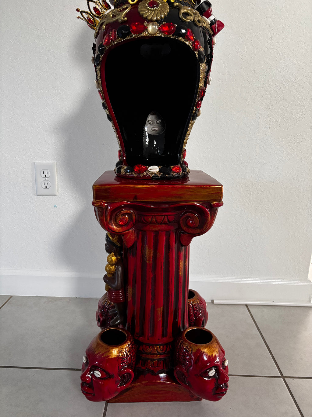 casita y pedestal de eleggua