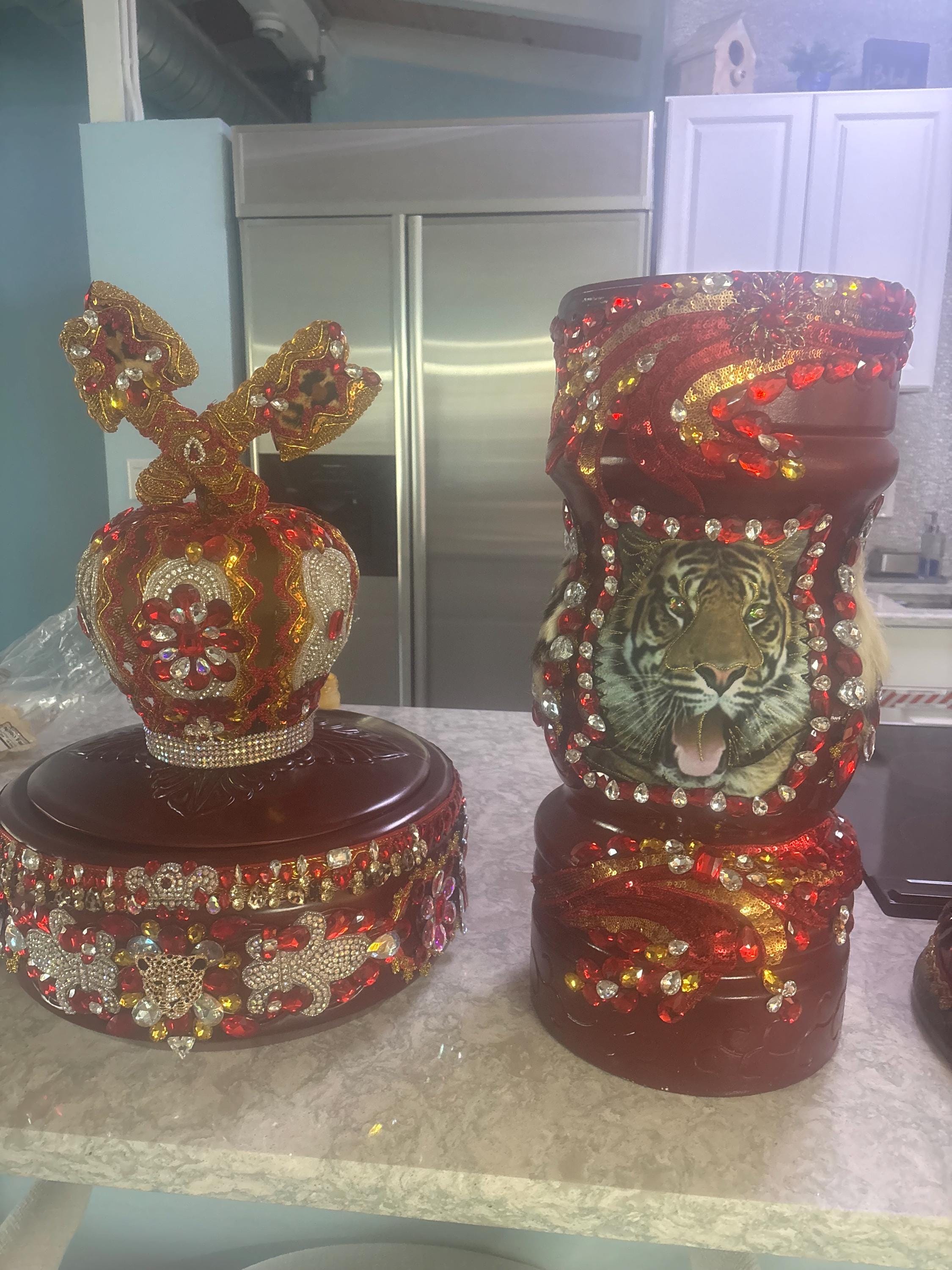 batea de shango , pilon y corona