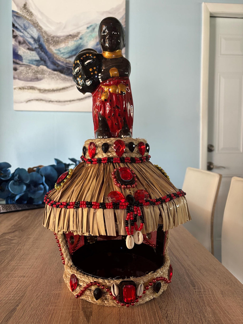 Casita de  Eleggua with Guano Details