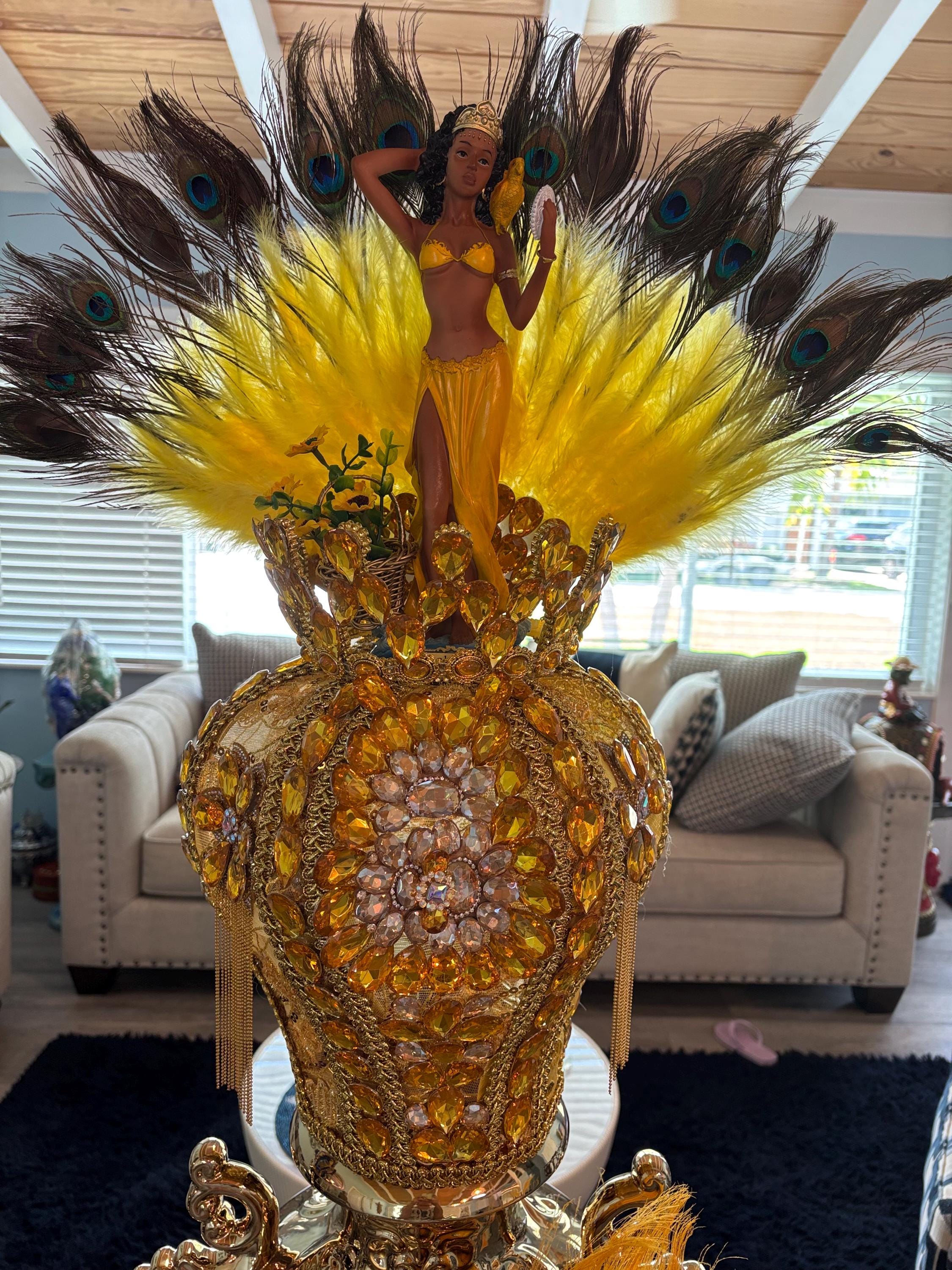 Set  sopera Pedestal y corona de oshun ibu kole